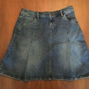 Natural Reflections Denim Jean Skirt Women's